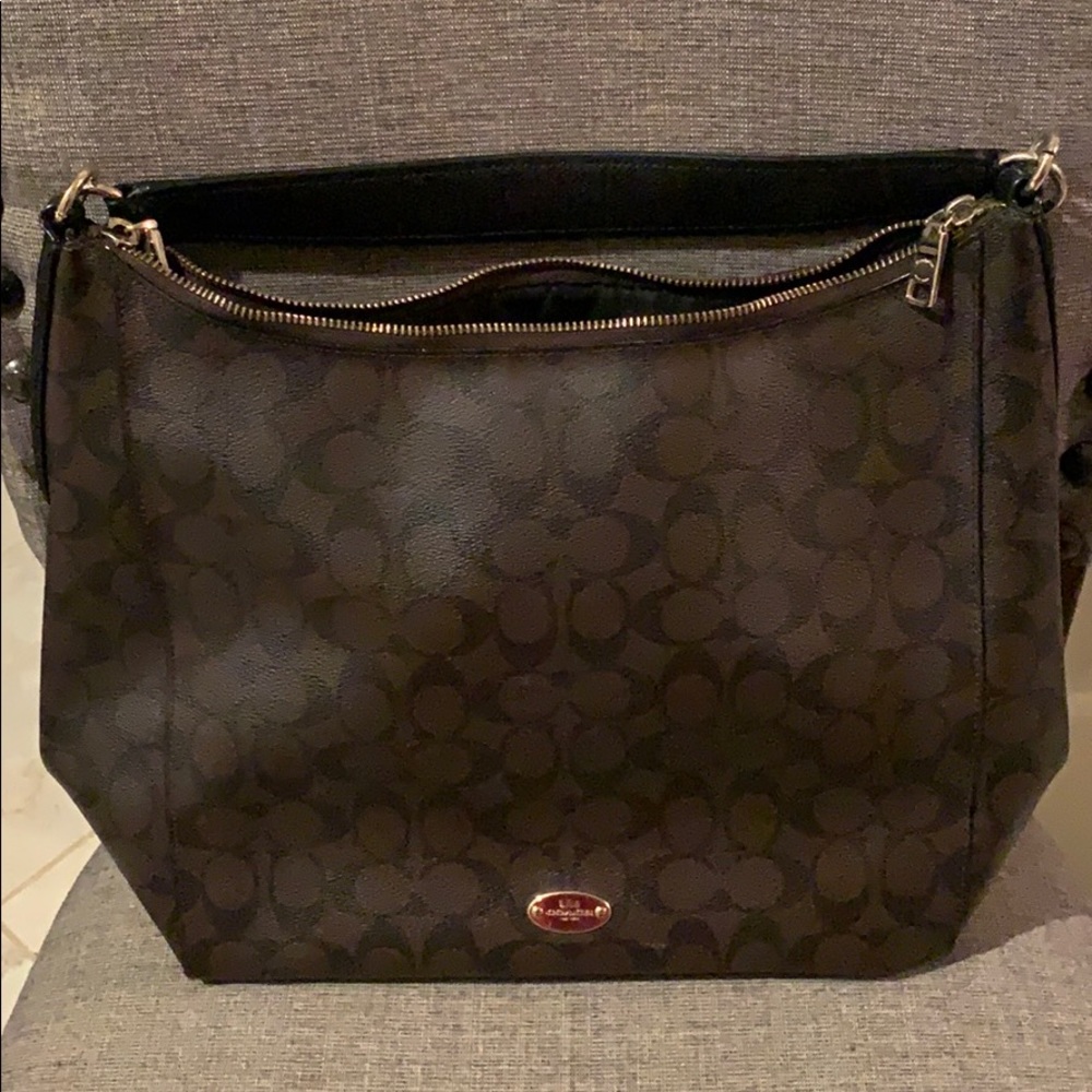 Leather Coach purse